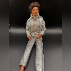 1986 VINTAGE Barbie Jewel Secrets KEN Doll Mattel Brunette Fair Condition-READ